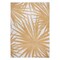 World Rug Gallery Tropical Leaves Nature Inspired Indoor/Outdoor Area Rug 5' x 7' Yellow 4030YELLOW5X7 - alternate 6